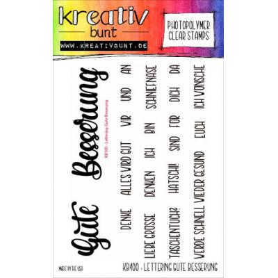 kreativbunt Stempel - Lettering Gute Besserung